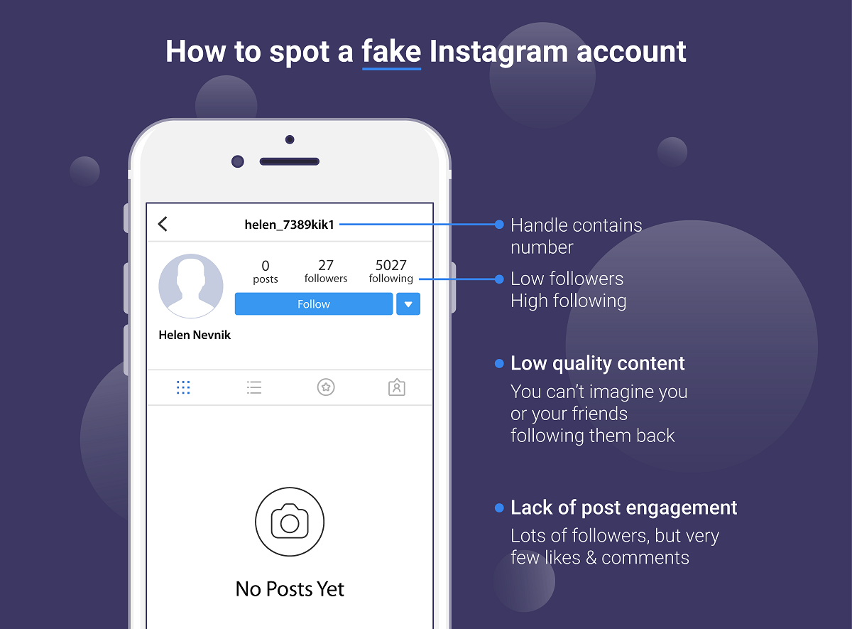 How to spot a fake Instagram account