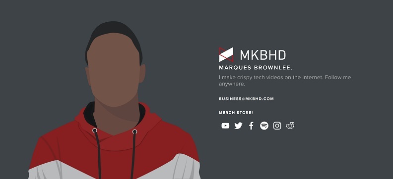 Marques Brownlee and his MKBHD brand