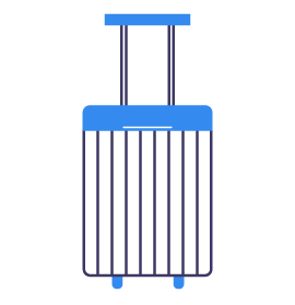 2 x Louis Vuitton luggage
